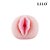 Masturbador Vagina Feito de CyberSkin com Fissuras e Texturas Internas - MA141 - Imagem 7
