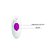 Vibrador Ponto G com Estimulador de Clitóris com 2 motores de Vibração - PG010B - Cor:Roxo - Imagem 9