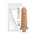 CYB033 - Prótese em Cyber Skin - Martes com Vibrador a Prova d'Água - 13,5x3,5cm - Cor:Pele - Imagem 1