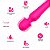 Vibrador Duplo Varinha Magica com 9 Modos de Vibração - Cor:Pink - AV039 - Imagem 2