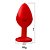 Plug Anal em Silicone com Pedra - Tamanho: M - PL005M - - Imagem 4