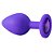 Plug Anal em Silicone com Pedra - Tamanho: M - PL005M - - Imagem 10