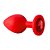 Plug Anal em Silicone com Pedra - Tamanho: P - PL005P - - Imagem 2