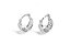 BRINCO ARGOLA RHODIUM PEQUENA 120704 - Imagem 1