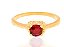 ANEL ROMMANEL SOLITÁRIO CRISTAL VERMELHO 512576-33 - Imagem 2