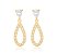 BRINCO ROMMANEL DOURADO BASE GOTA DE ZIRCÔNIA 524084 - Imagem 1