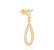 BRINCO ROMMANEL DOURADO BASE GOTA DE ZIRCÔNIA 524084 - Imagem 2
