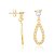 BRINCO ROMMANEL DOURADO BASE GOTA DE ZIRCÔNIA 524084 - Imagem 3