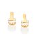 BRINCO ROMMANEL DOURADO INFANTIL COM CRISTAL REDONDO 523530 - Imagem 1