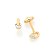 BRINCO ROMMANEL DOURADO INFANTIL COM CRISTAL REDONDO 523530 - Imagem 2