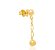 BRINCO ROMMANEL DOURADO FORMADO POR BOLAS 4MM LISAS 523273 - Imagem 3