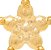 BRINCO ROMMANEL DOURADO FORMATO ESTRELA TRABALHADA COM PEQUENAS ESFERAS 525706 - Imagem 2