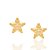 BRINCO ROMMANEL DOURADO FORMATO ESTRELA TRABALHADA COM PEQUENAS ESFERAS 525706 - Imagem 1