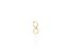 BRINCO ROMMANEL DOURADO EAR CUFF COM DETALHE EM ESFERA 525520 - Imagem 1