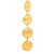 BRINCO ROMMANEL DOURADO FORMADA POR PEÇAS REDONDAS LISAS 523563 - Imagem 2