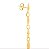 BRINCO ROMMANEL DOURADO FORMADA POR PEÇAS REDONDAS LISAS 523563 - Imagem 3