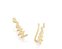 BRINCO ROMMANEL DOURADO EAR CUFF COM FORMATO DE RAIO 526099 - Imagem 1