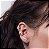 BRINCO ROMMANEL DOURADO EAR CUFF COM FORMATO DE RAIO 526099 - Imagem 2