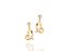 BRINCO ROMMANEL DOURADO BASE REDONDA COM CRISTAL 524221 - Imagem 1
