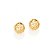 BRINCO ROMMANEL DOURADO BOLA 8MM COM DETALHES VAZADOS 525122 - Imagem 3