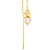 BRINCO ROMMANEL DOURADO FORMADO POR FIO CADEADO 523058 - Imagem 2