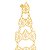 BRINCO ROMMANEL DOURADO 24 FLORES VAZADAS 525344 - Imagem 3