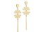 BRINCO ROMMANEL DOURADO BASE GOTA COM LEQUE 525508 - Imagem 1