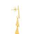 BRINCO ROMMANEL DOURADO BASE TRIANGULAR LIXADA 525224-00-00 - Imagem 3