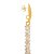 BRINCO ROMMANEL DOURADO BASE NAVETE ABAULADA ESCOVADA 525019-00-01 - Imagem 2