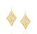 BRINCO ROMMANEL DOURADO FORMATO LOSANGO 523213-00-00 - Imagem 1