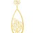 BRINCO ROMMANEL DOURADO BASE FORMATO FLOR 525959-00-00 - Imagem 2