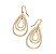 BRINCO ROMMANEL DOURADO GOTAS VAZADAS 523049-00-00 - Imagem 2