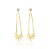 BRINCO ROMMANEL DOURADO FLOR COM ZIRCÔNIA 525954-00-06 - Imagem 1