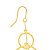 BRINCO ROMMANEL DOURADO ARGOLAS VAZADAS 523103-00-00 - Imagem 1