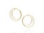 BRINCO ROMMANEL DOURADO ARGOLAS LISAS ENTRELAÇADAS 525632-00-00 - Imagem 1