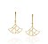 BRINCO ROMMANEL DOURADO LEQUE 525556-00-00 - Imagem 1