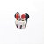 PINGENTE / BERLOQUE CUP CAKE DA MINNIE- COLEÇÃO DISNEY- FOLHEADO A RHODIUM - Imagem 1