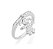 ANEL ROMMANEL RHODIUM COM ZIRCÔINIAS E MENINA PENDURADA 110499 - Imagem 1