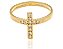 ANEL ROMMANEL FOLHEADO A OURO CRUCIFIXO 511567 - Imagem 3