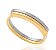 ANEL ROMMANEL FOLHEADO A OURO E RHODIUM 511490 - Imagem 1