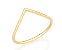 ANEL ROMMANEL FOLHEADO A OURO SKINNY RING 512449 - Imagem 2