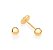 BRINCO ROMMANEL DOURADO BOLA INFANTIL 520797 - Imagem 2