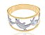 ANEL ROMMANEL FOLHEADO A OURO GOLFINHO 510863 - Imagem 2