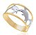 ANEL ROMMANEL FOLHEADO A OURO GOLFINHO 510863 - Imagem 1