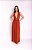 VESTIDO LONGO MULTIFORMAS TELHA - Imagem 1