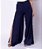 CALÇA PANTALONA AZUL MARINHO COM FENDAS - Imagem 2
