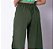 CALÇA PANTALONA VERDE MILITAR COM FENDAS - Imagem 2