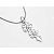 PINGENTE ROMMANEL RODHIUM 2 FLORES E UMA FOLHA NA VERTICAL – 140222 - Imagem 1