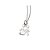 PINGENTE ROMMANEL RODHIUM CASAL COM CRISTAL – 140509 - Imagem 1