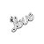 PINGENTE ROMMANEL RODHIUM “LOVE” CRAVEJADO – 140659 - Imagem 1